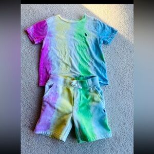 Ralph Lauren tye dyed short set 3